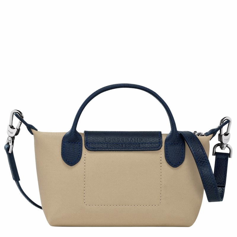 Longchamp Le Pliage Collection XS Pouch - Canvas Beige USA | 34205HFG005-