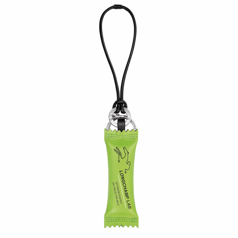 Longchamp Le Pliage Energy Key ring - Leather Green Light USA | 36083J05355-