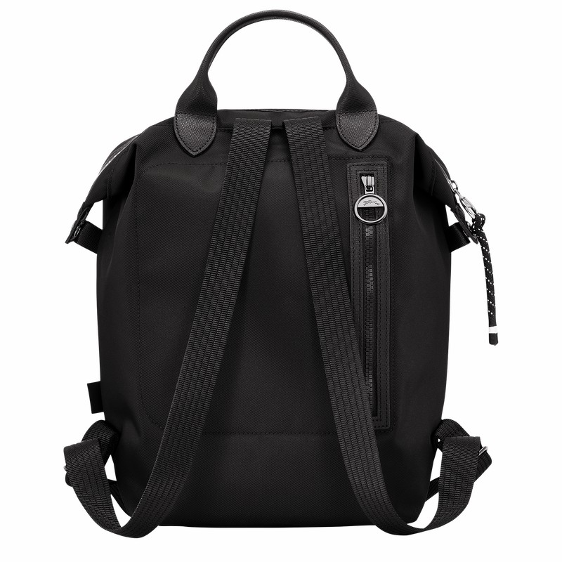 Longchamp Le Pliage Energy L Backpack - Recycled canvas Black USA | 10166HSR001