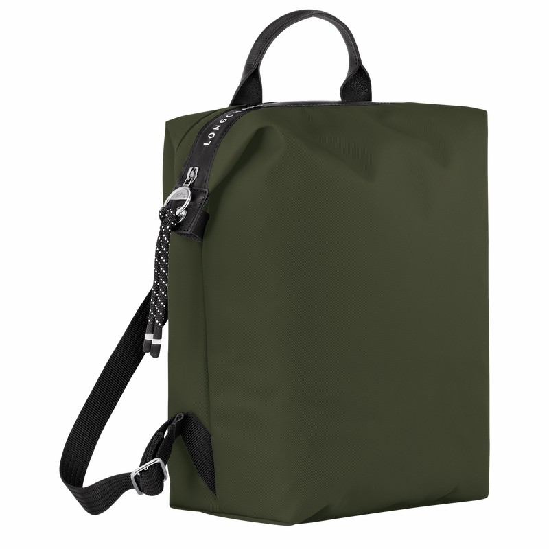 Longchamp Le Pliage Energy L Backpack - Recycled canvas Khaki USA | 10166HSR892-