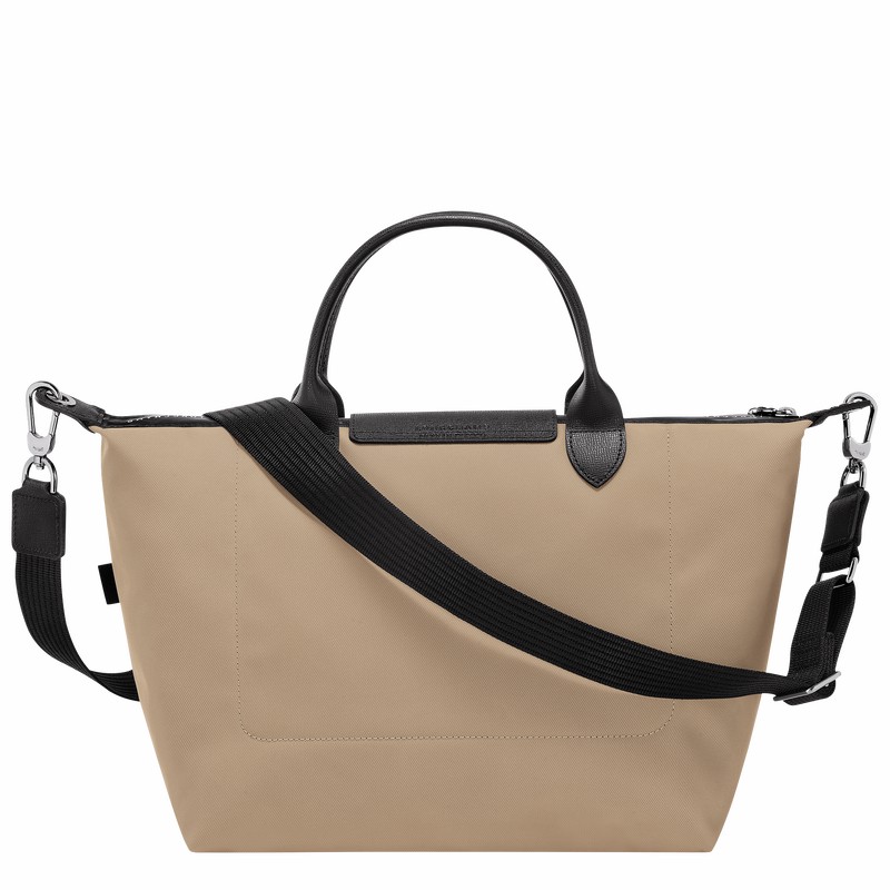 Longchamp Le Pliage Energy L Handbag - Recycled canvas Grey USA | L1515HSR299