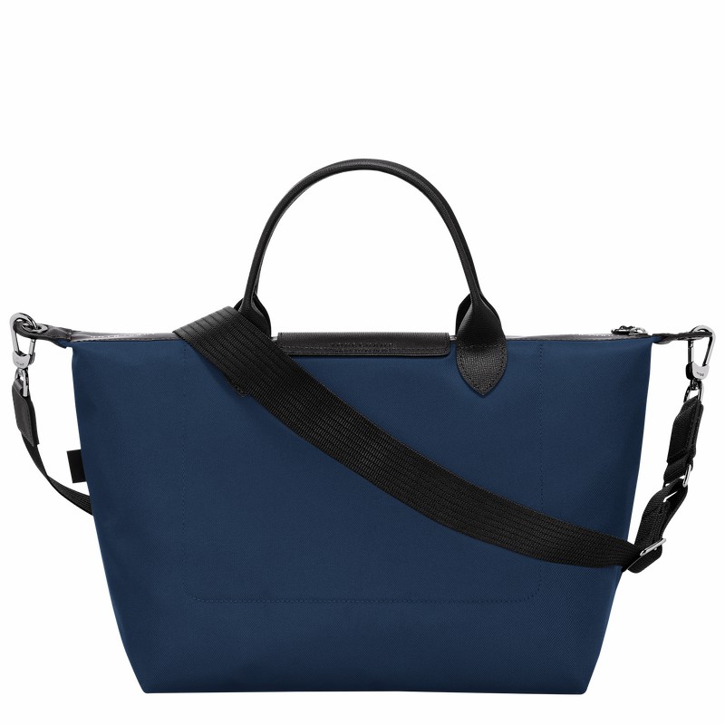 Longchamp Le Pliage Energy L Handbag - Recycled canvas Navy USA | L1515HSR006