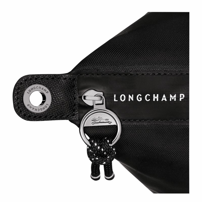 Longchamp Le Pliage Energy L Handbag - Recycled canvas Black USA | L1515HSR001