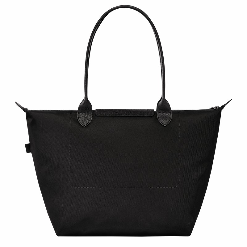 Longchamp Le Pliage Energy L Tote bag - Recycled canvas Black USA | L1899HSR001