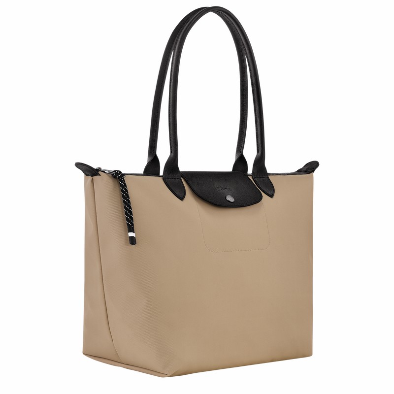 Longchamp Le Pliage Energy L Tote bag - Recycled canvas Grey USA | L1899HSR299