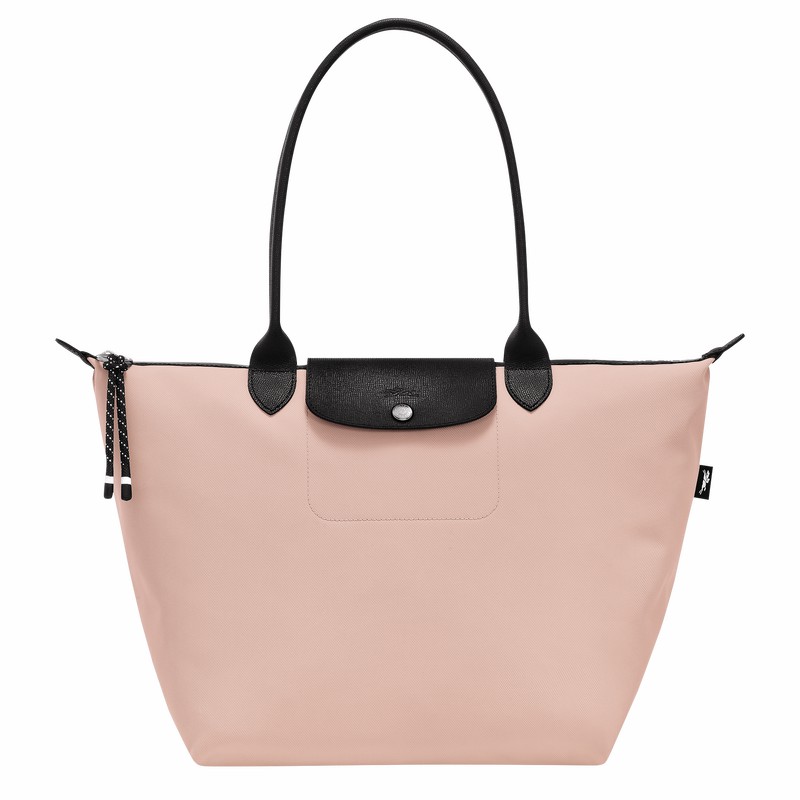 Longchamp Le Pliage Energy L Tote bag - Recycled canvas Beige USA | L1899HSR542