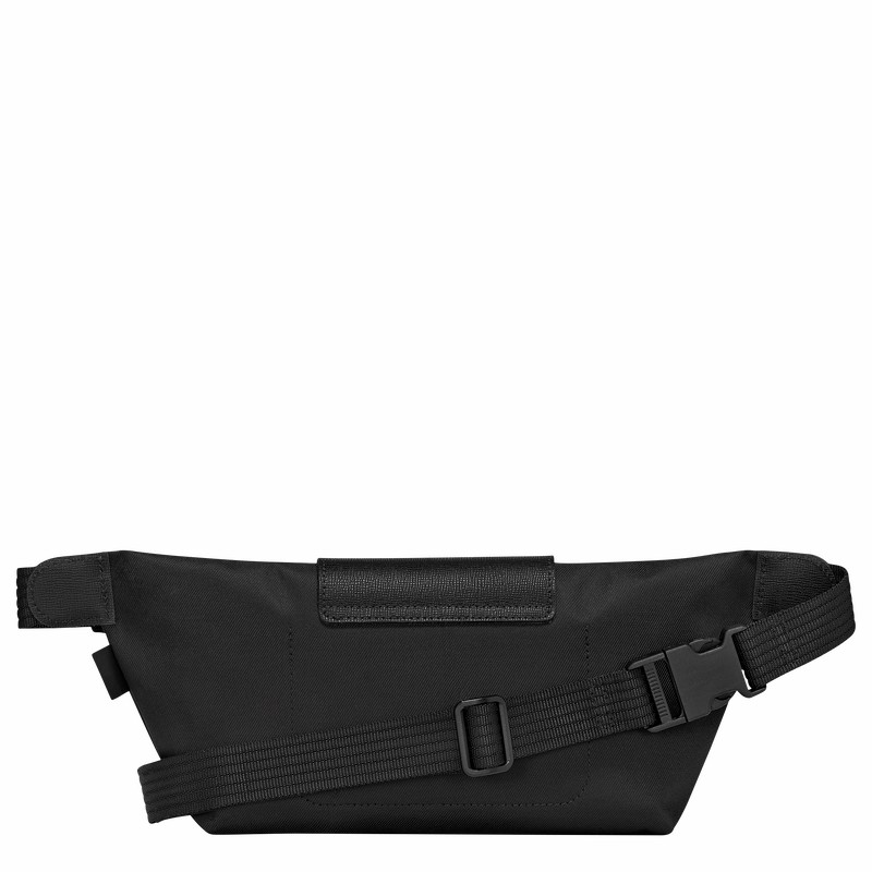 Longchamp Le Pliage Energy M Belt bag - Canvas Black USA | 10256HSR001-