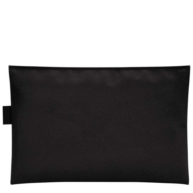 Longchamp Le Pliage Energy Pouch - Canvas Black USA | 34136HSR001-