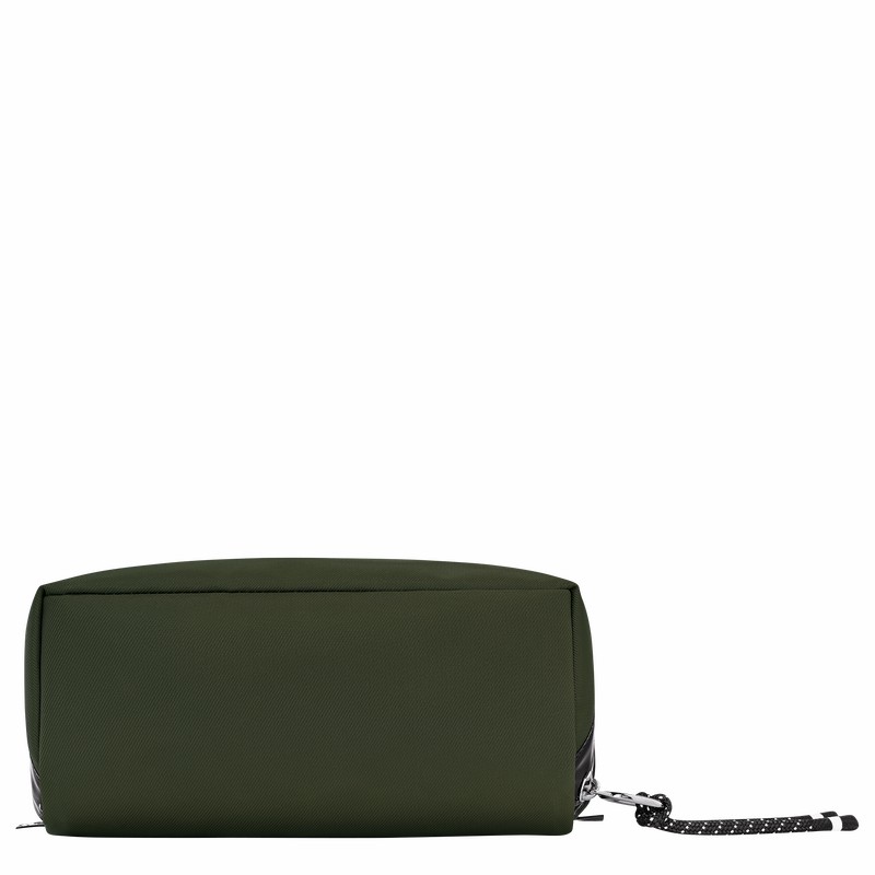 Longchamp Le Pliage Energy Pouch - Canvas Khaki USA | 30042HSR892-