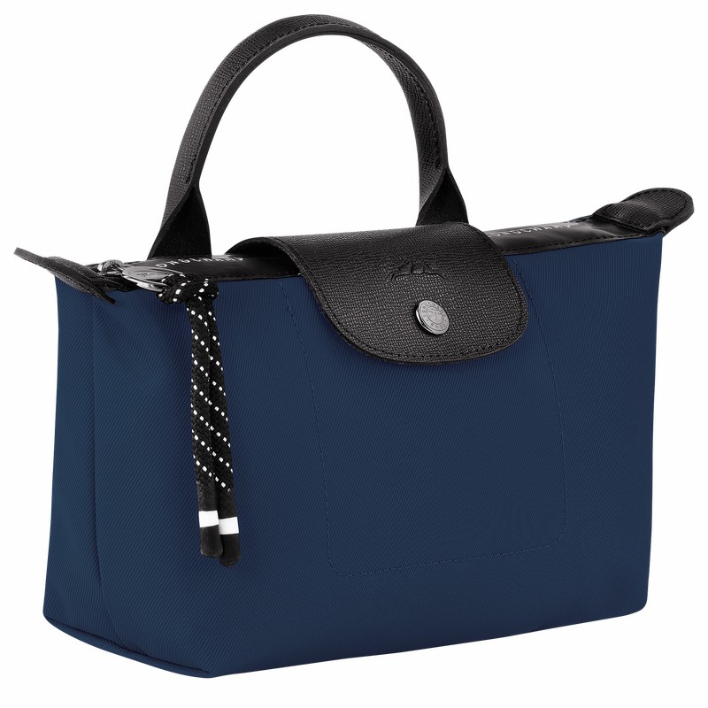 Longchamp Le Pliage Energy Pouch - Recycled canvas Navy USA | 30030HSR006-