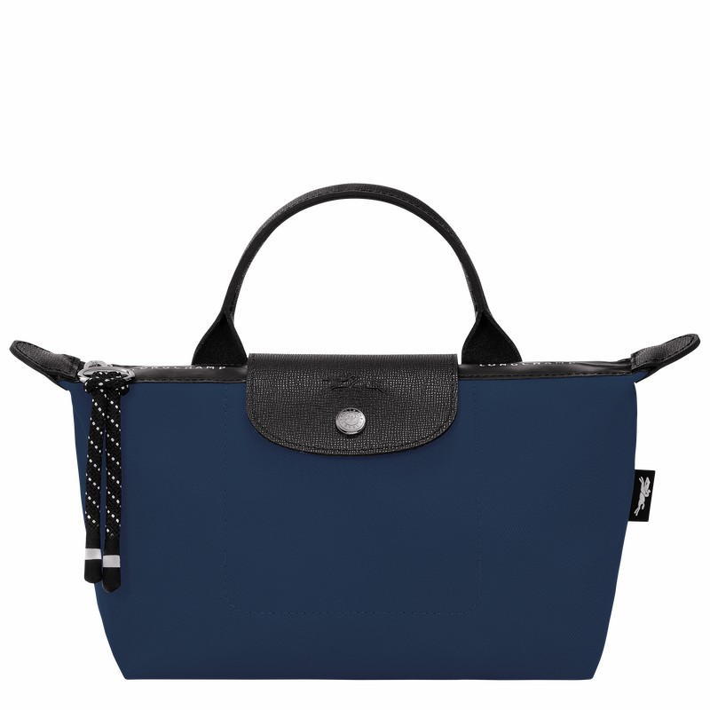 Longchamp Le Pliage Energy Pouch - Recycled canvas Navy USA | 30030HSR006-