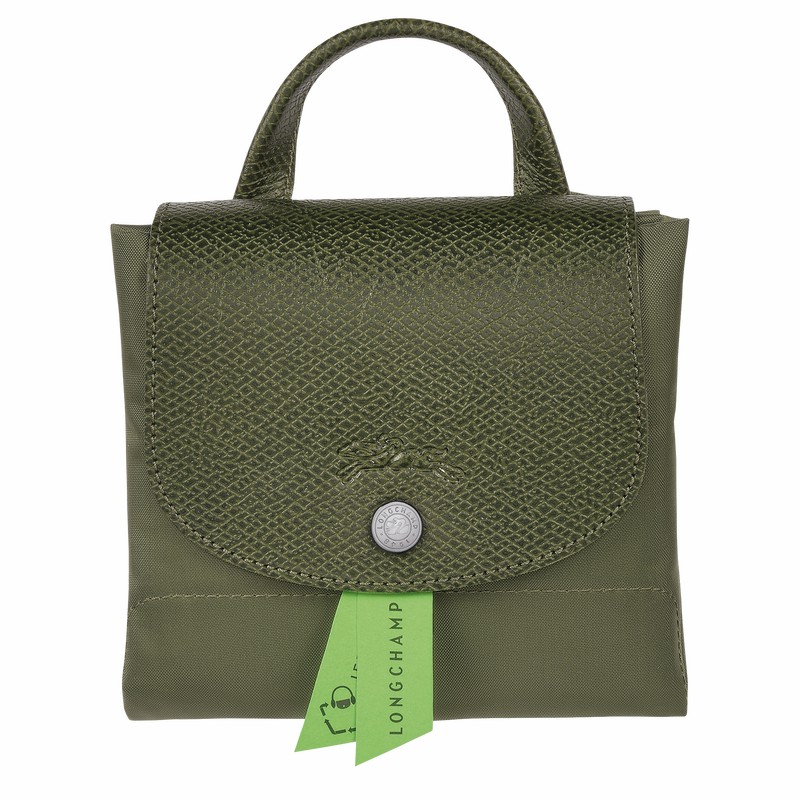 Longchamp Le Pliage Green M Backpack - Recycled canvas Green USA | L1699919479-