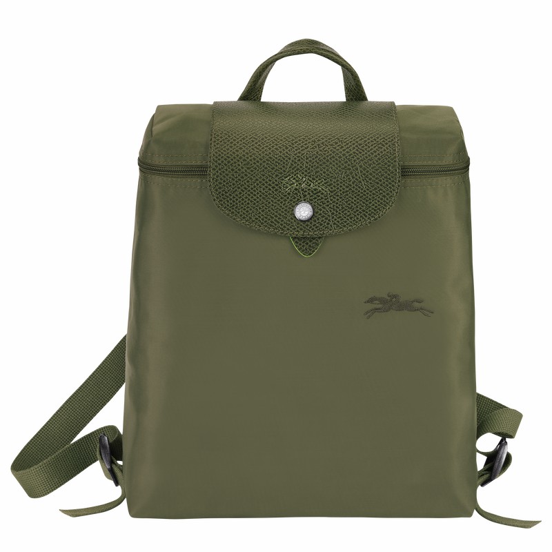 Longchamp Le Pliage Green M Backpack - Recycled canvas Green USA | L1699919479-