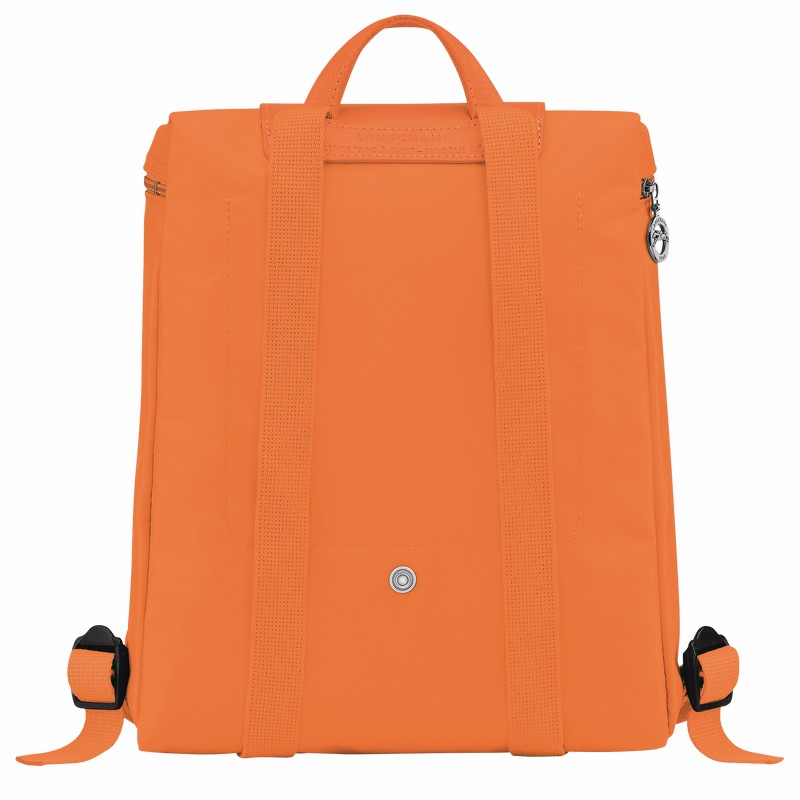 Longchamp Le Pliage Green M Backpack - Recycled canvas Orange USA | L1699919P54