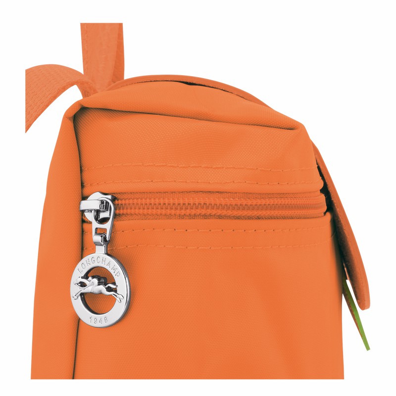 Longchamp Le Pliage Green M Backpack - Recycled canvas Orange USA | L1699919P54