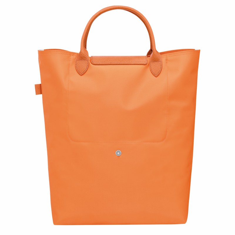 Longchamp Le Pliage Green M Tote bag - Canvas Orange USA | 10168919P54-