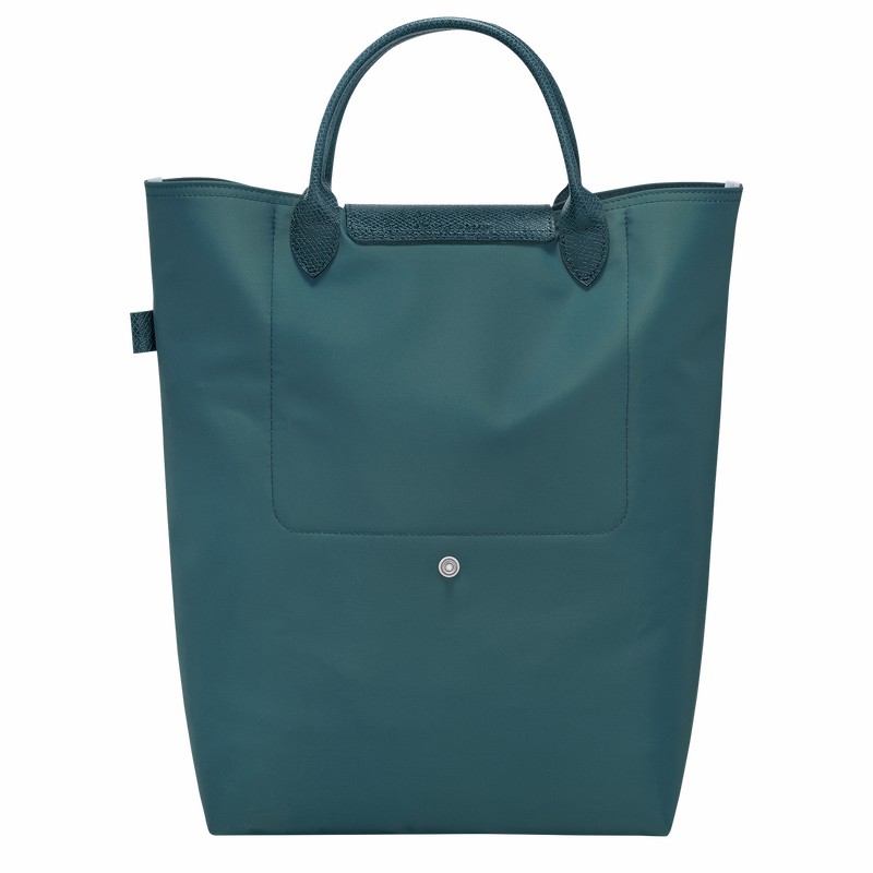 Longchamp Le Pliage Green M Tote bag - Canvas Peacock USA | 10168919P89-