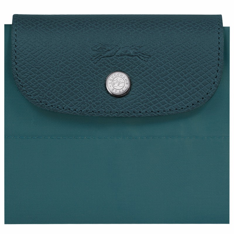 Longchamp Le Pliage Green M Tote bag - Canvas Peacock USA | 10168919P89-