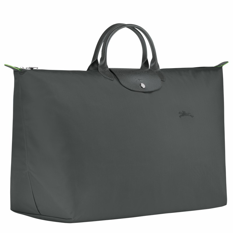 Longchamp Le Pliage Green M Travel bag - Recycled canvas Deep Grey USA | L1625919P66-