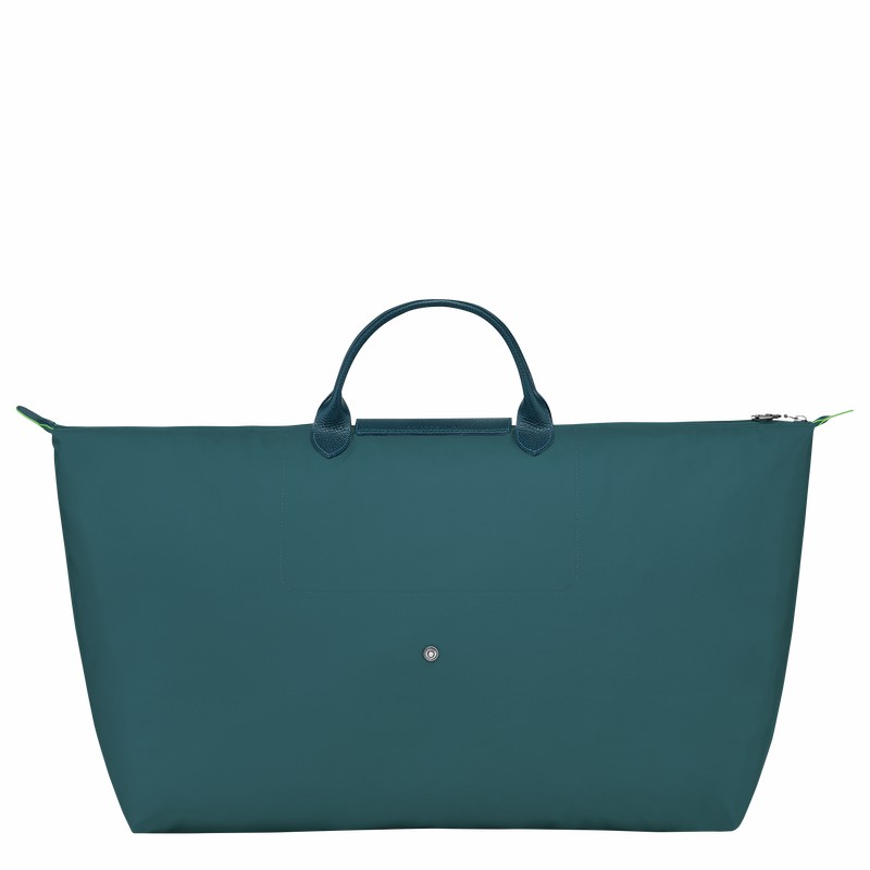 Longchamp Le Pliage Green M Travel bag - Recycled canvas Peacock USA | L1625919P89-