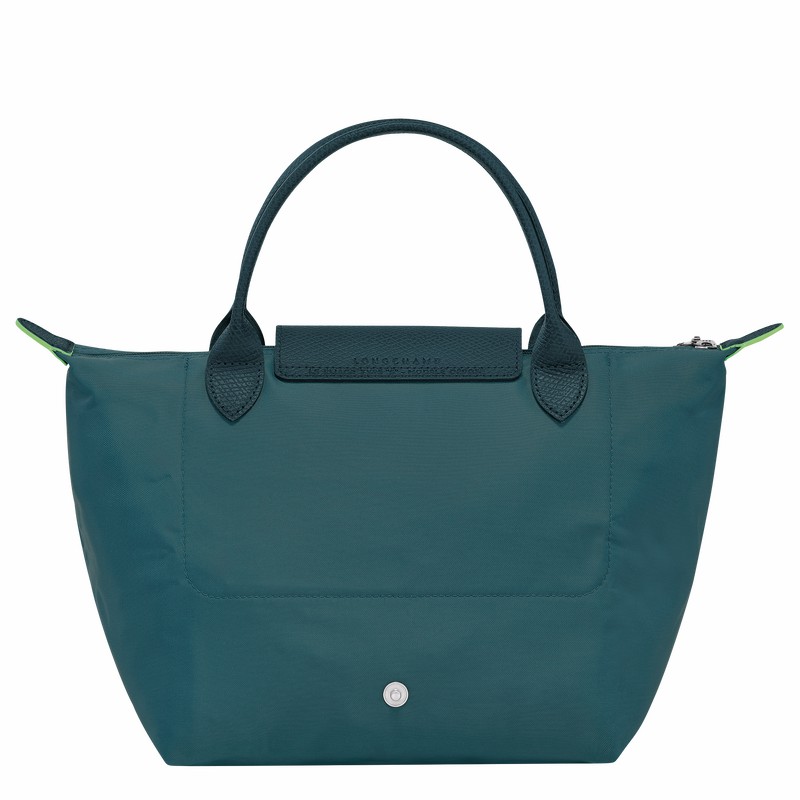 Longchamp Le Pliage Green S Handbag - Recycled canvas Peacock USA | L1621919P89