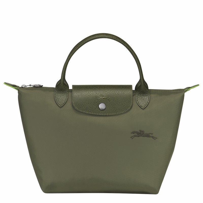 Longchamp Le Pliage Green S Handbag - Recycled canvas Green USA | L1621919479