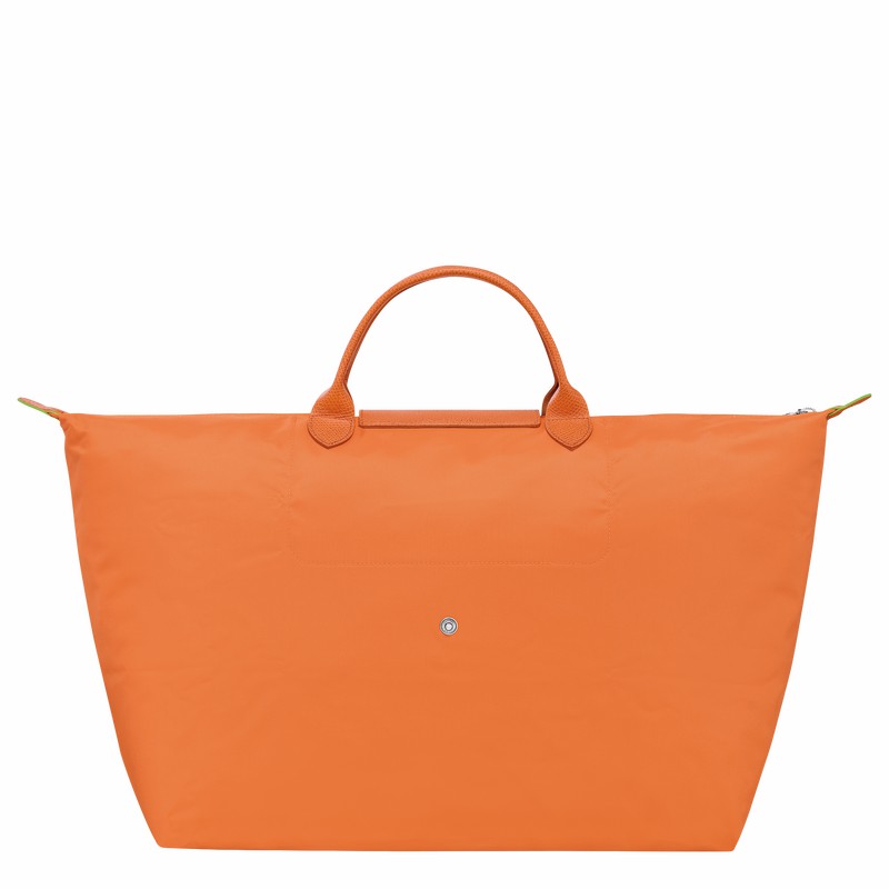 Longchamp Le Pliage Green S Travel bag - Recycled canvas Orange USA | L1624919P54-