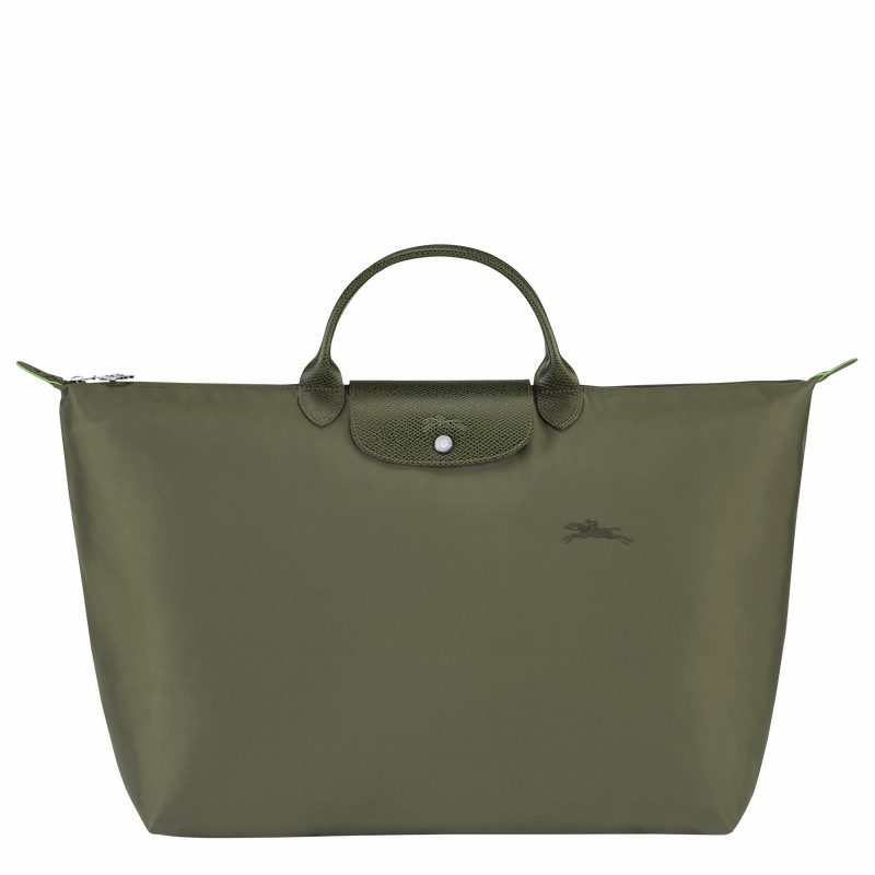 Longchamp Le Pliage Green S Travel bag - Recycled canvas Green USA | L1624919479-