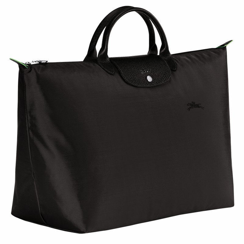 Longchamp Le Pliage Green S Travel bag - Recycled canvas Black USA | L1624919001