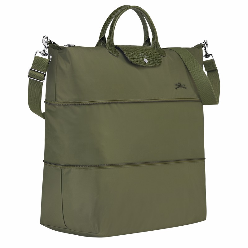 Longchamp Le Pliage Green Travel bag expandable - Recycled canvas Green USA | L1911919479-