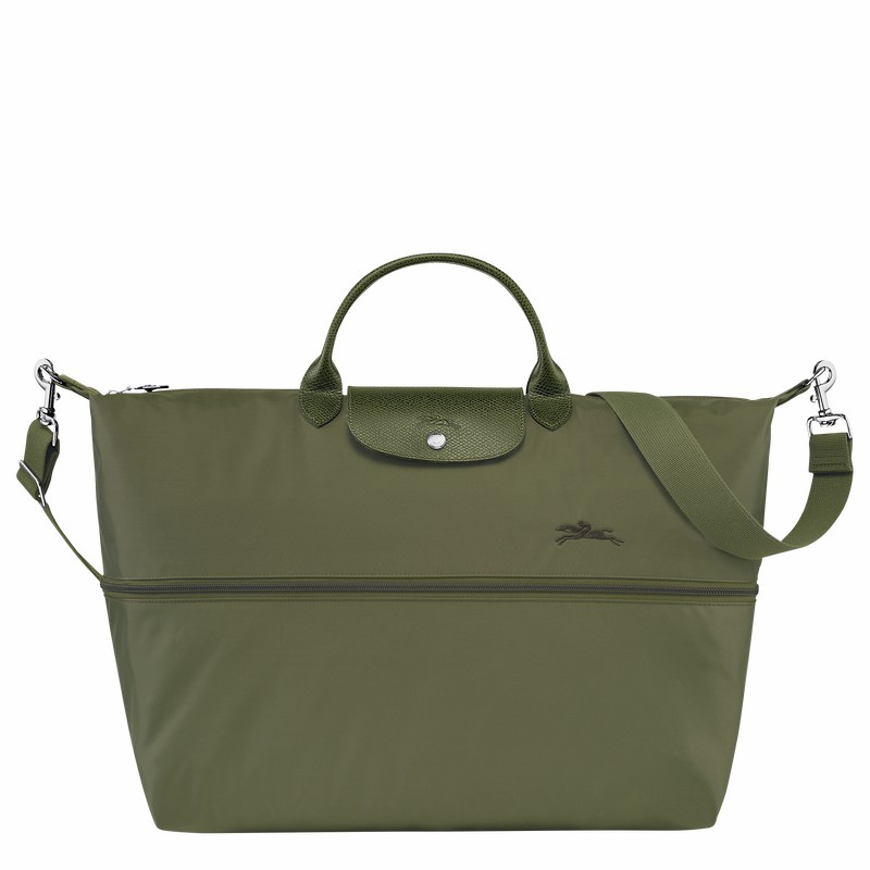 Longchamp Le Pliage Green Travel bag expandable - Recycled canvas Green USA | L1911919479-