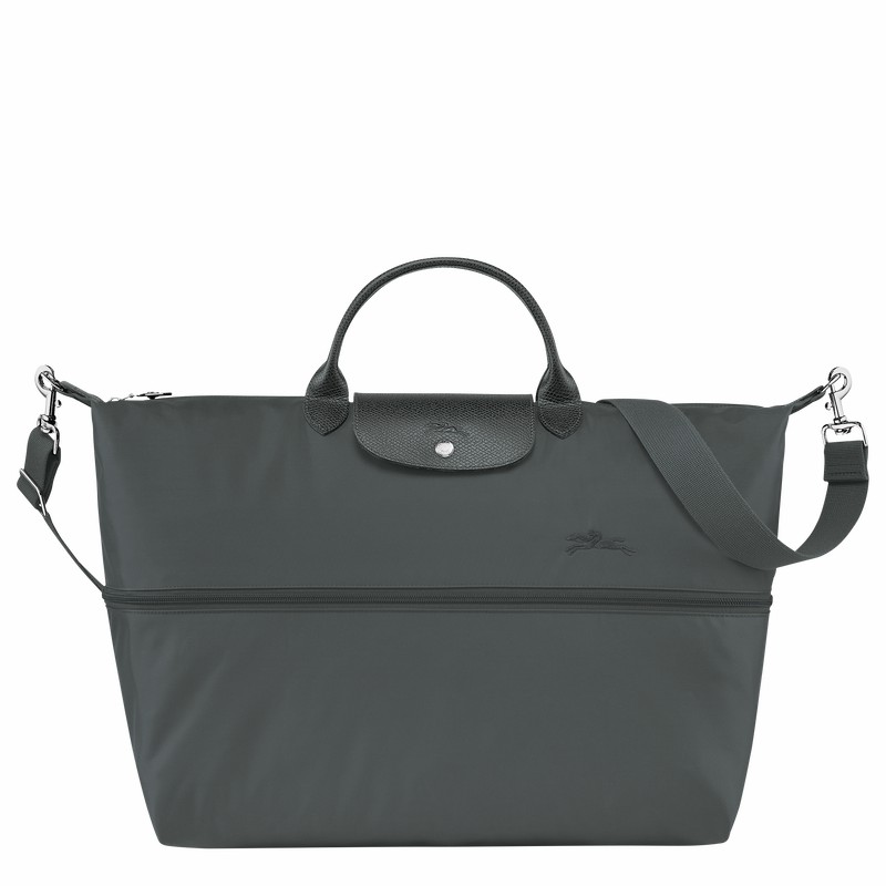 Longchamp Le Pliage Green Travel bag expandable - Recycled canvas Deep Grey USA | L1911919P66-