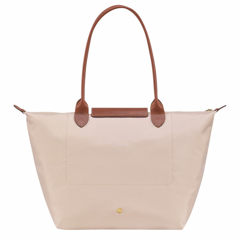 Longchamp Le Pliage Original L Tote bag - Recycled canvas White USA | L1899089P71