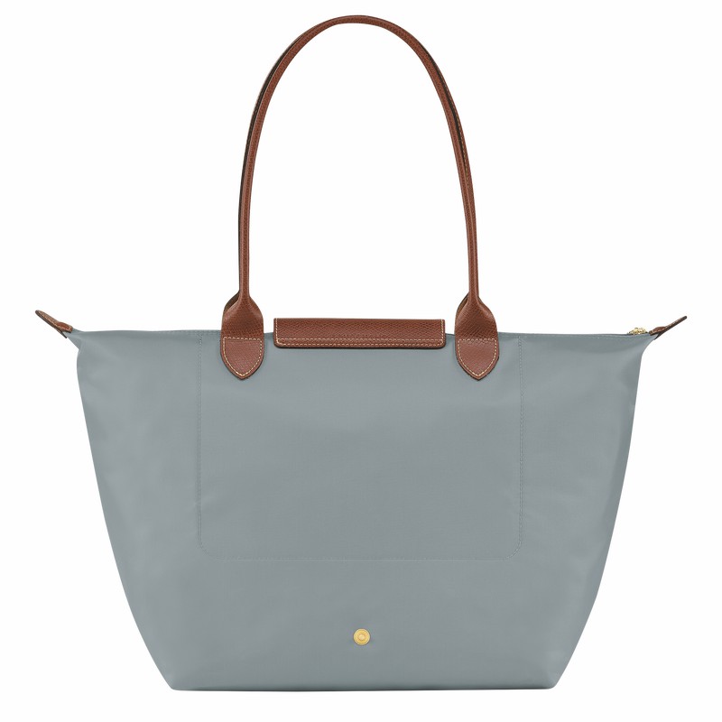 Longchamp Le Pliage Original L Tote bag - Recycled canvas Grey USA | L1899089P80