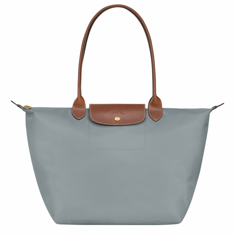 Longchamp Le Pliage Original L Tote bag - Recycled canvas Grey USA | L1899089P80