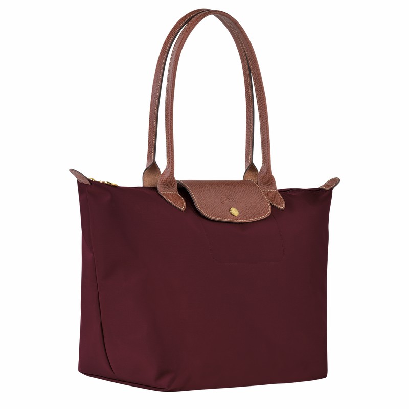 Longchamp Le Pliage Original L Tote bag - Recycled canvas Burgundy USA | L1899089P87