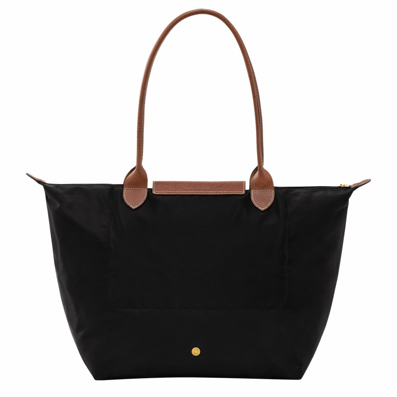 Longchamp Le Pliage Original L Tote bag - Recycled canvas Black USA | L1899089001