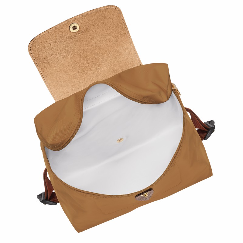 Longchamp Le Pliage Original M Backpack - Recycled canvas Khaki USA | L1699089P86