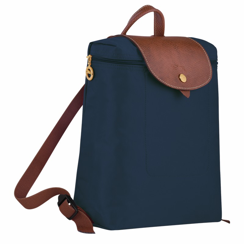 Longchamp Le Pliage Original M Backpack - Recycled canvas Navy USA | L1699089P68