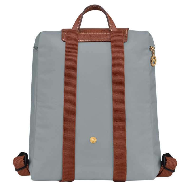 Longchamp Le Pliage Original M Backpack - Recycled canvas Grey USA | L1699089P80