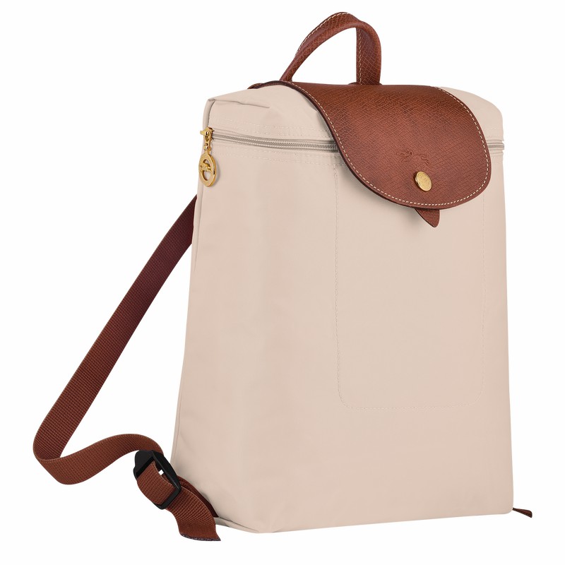 Longchamp Le Pliage Original M Backpack - Recycled canvas White USA | L1699089P71