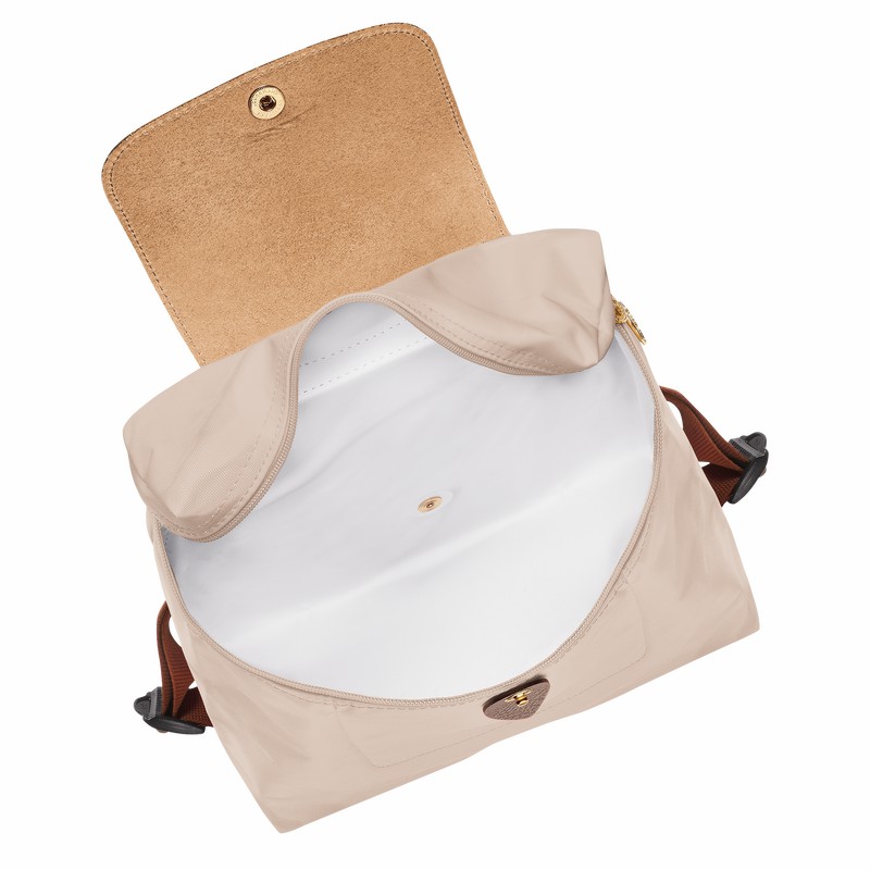 Longchamp Le Pliage Original M Backpack - Recycled canvas White USA | L1699089P71