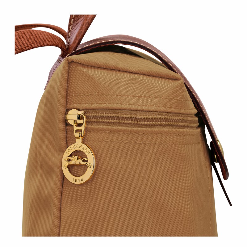 Longchamp Le Pliage Original M Backpack - Recycled canvas Khaki USA | L1699089P86-