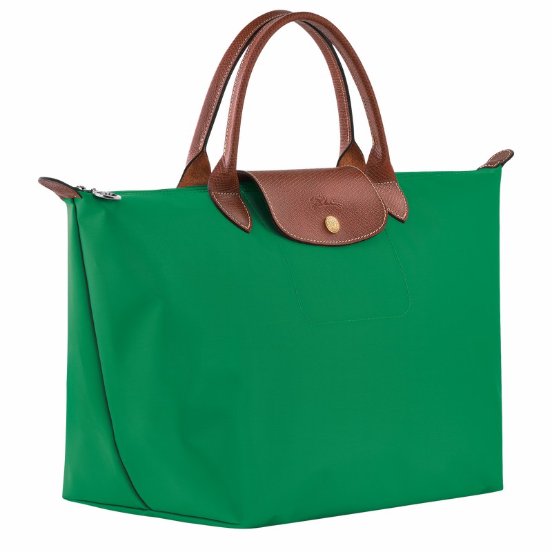 Longchamp Le Pliage Original M Handbag - Recycled canvas Green USA | L1623089P88