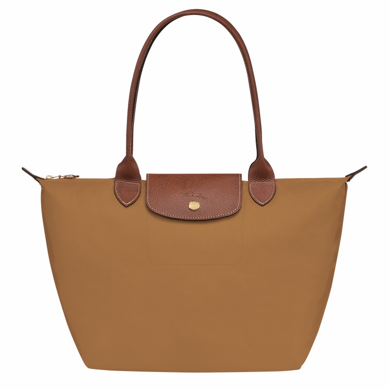 Longchamp Le Pliage Original M Tote bag - Recycled canvas Khaki USA | L2605089P86