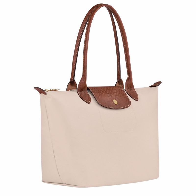 Longchamp Le Pliage Original M Tote bag - Recycled canvas White USA | L2605089P71