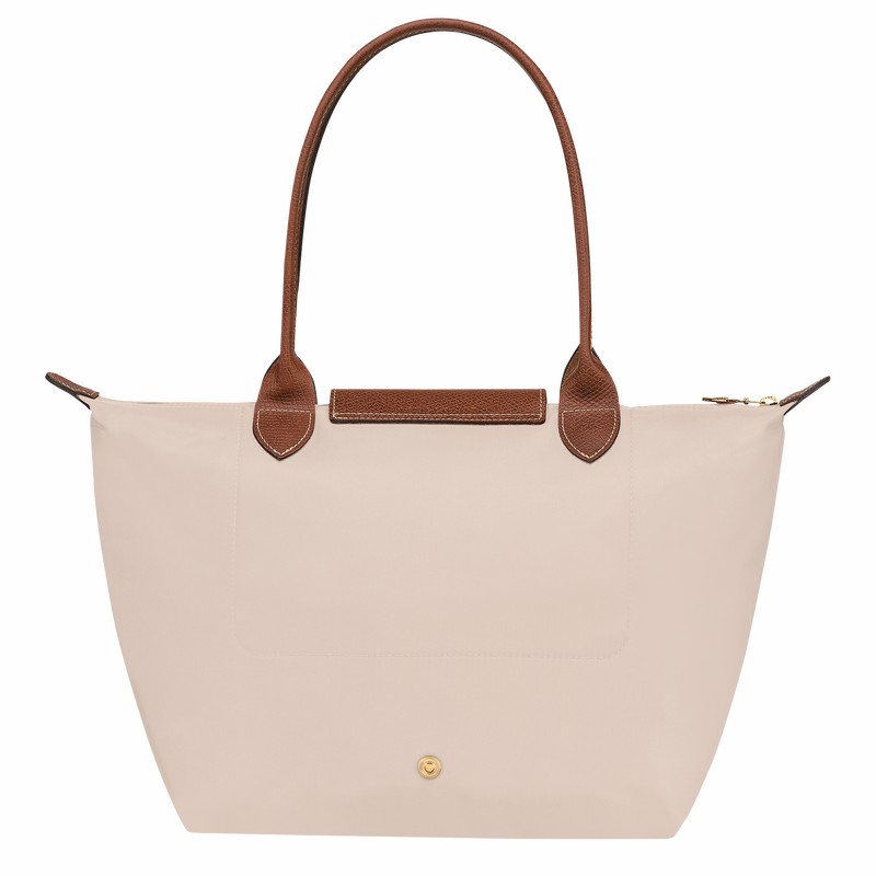 Longchamp Le Pliage Original M Tote bag - Recycled canvas White USA | L2605089P71