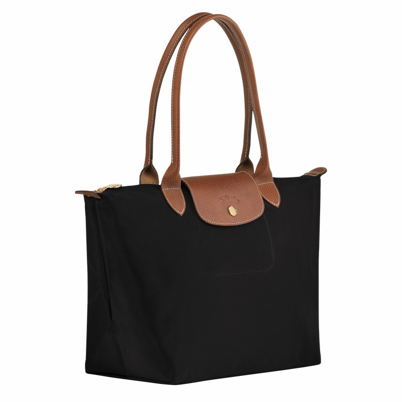 Longchamp Le Pliage Original M Tote bag - Recycled canvas Black USA | L2605089001