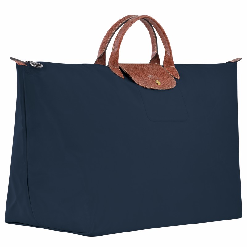 Longchamp Le Pliage Original M Travel bag - Recycled canvas Navy USA | L1625089P68-