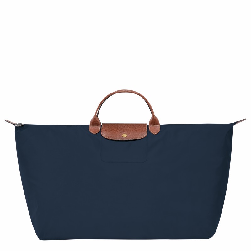 Longchamp Le Pliage Original M Travel bag - Recycled canvas Navy USA | L1625089P68-